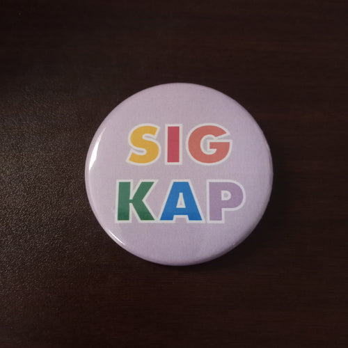 Color Me Greek Button- Sigma Kappa
