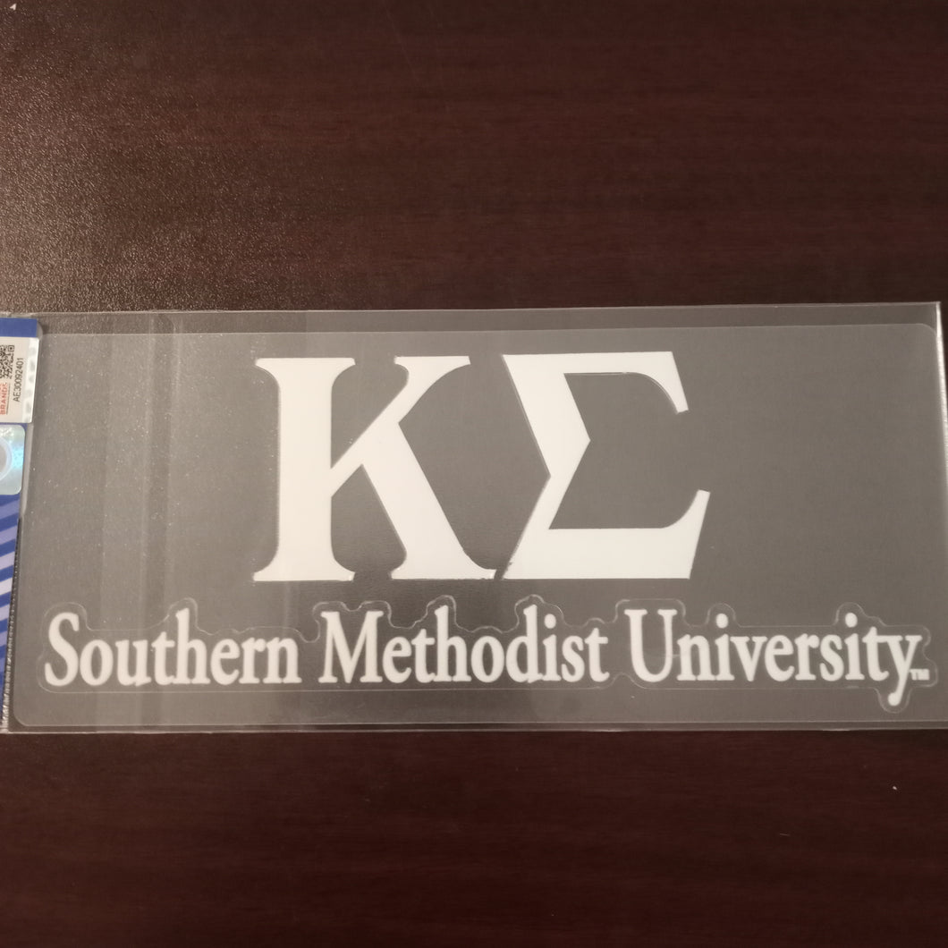 SMU Car Decal - Kappa Sigma