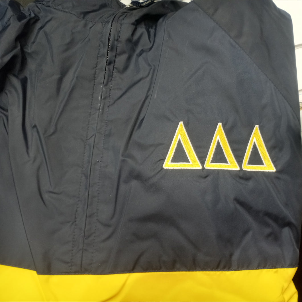 Tri Delta Rain Jacket- Letters