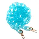 Frosted Acrylic Chain Purse Strap