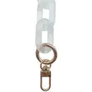 Frosted Acrylic Chain Purse Strap