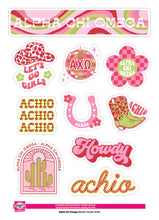 Western Design Disco Stickers