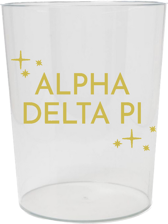 Vintage Vegas Wastebasket- Alpha Delta Pi