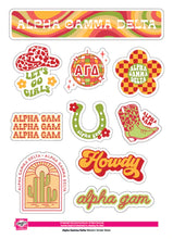 Western Design Disco Stickers