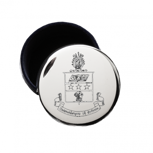 Crest Circle Pin Box- Alpha Chi Omega