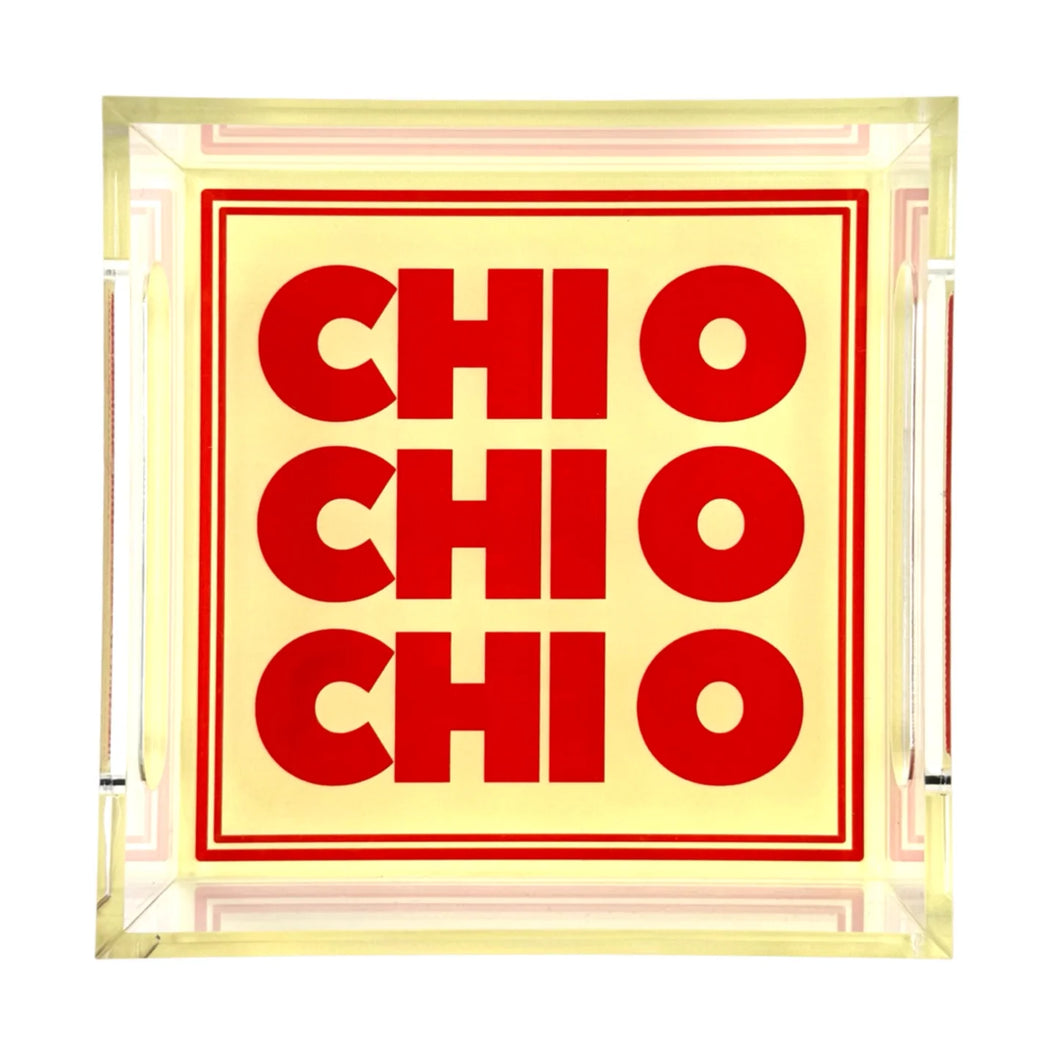 Small Tray- Chi Omega
