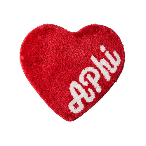 Heart Mini Rug-Alpha Phi