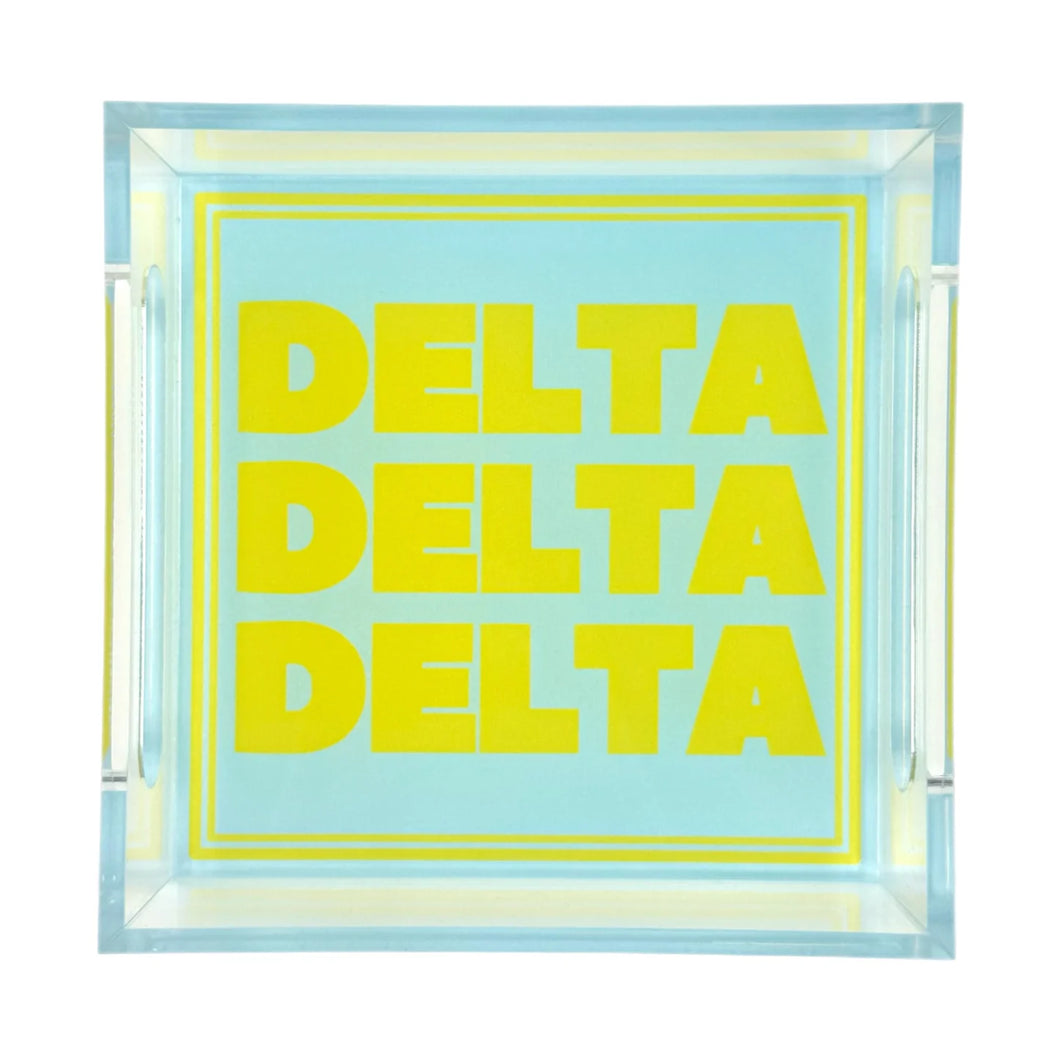 Small Tray- Delta Delta Delta