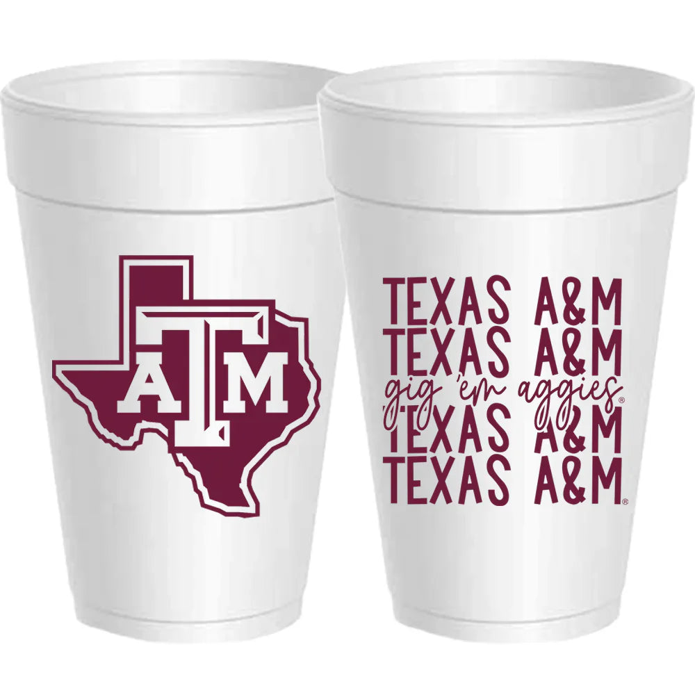 Spirit Cups - Tex A&M Gig ‘em Mirror