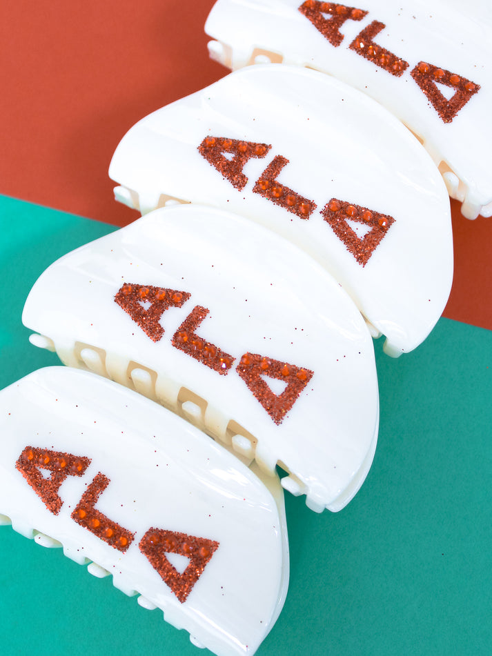 Hair Claw Clip- Alpha Gamma Delta