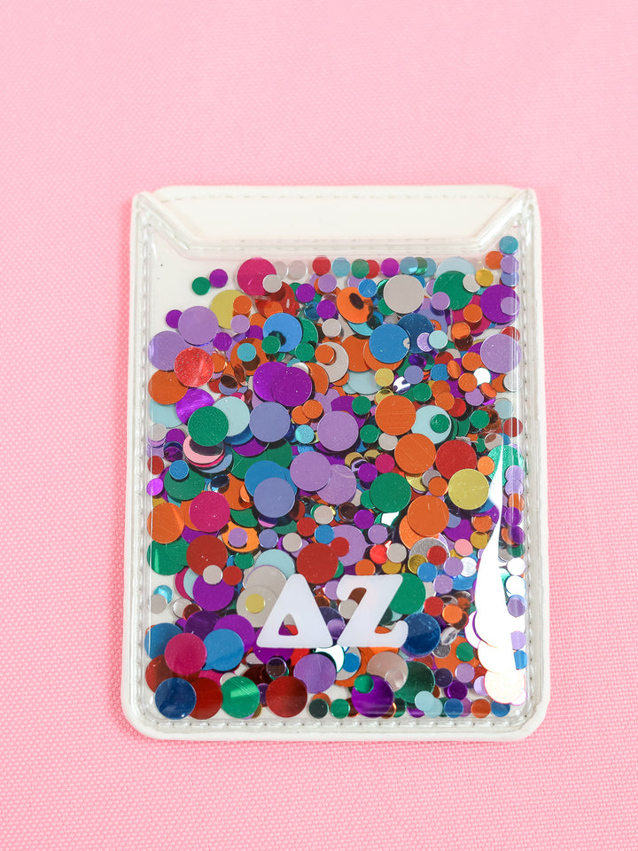 Confetti Phone Wallet- Delta Zeta