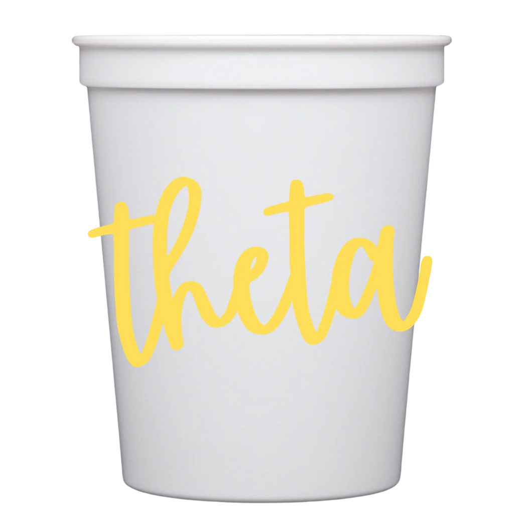 Colored Cups- Kappa Alpha Theta