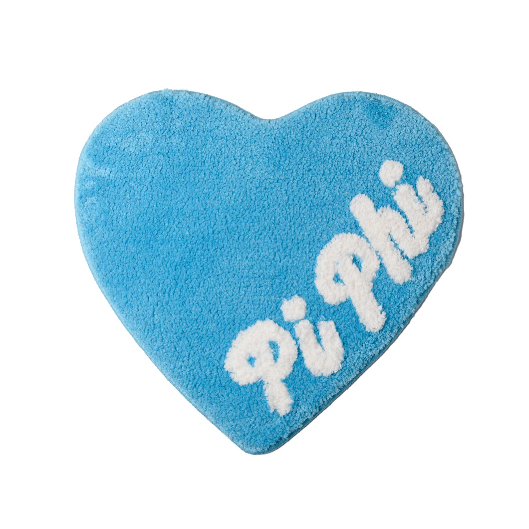 Heart Mini Rug-Pi Beta Phi