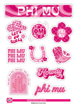 Western Design Disco Stickers