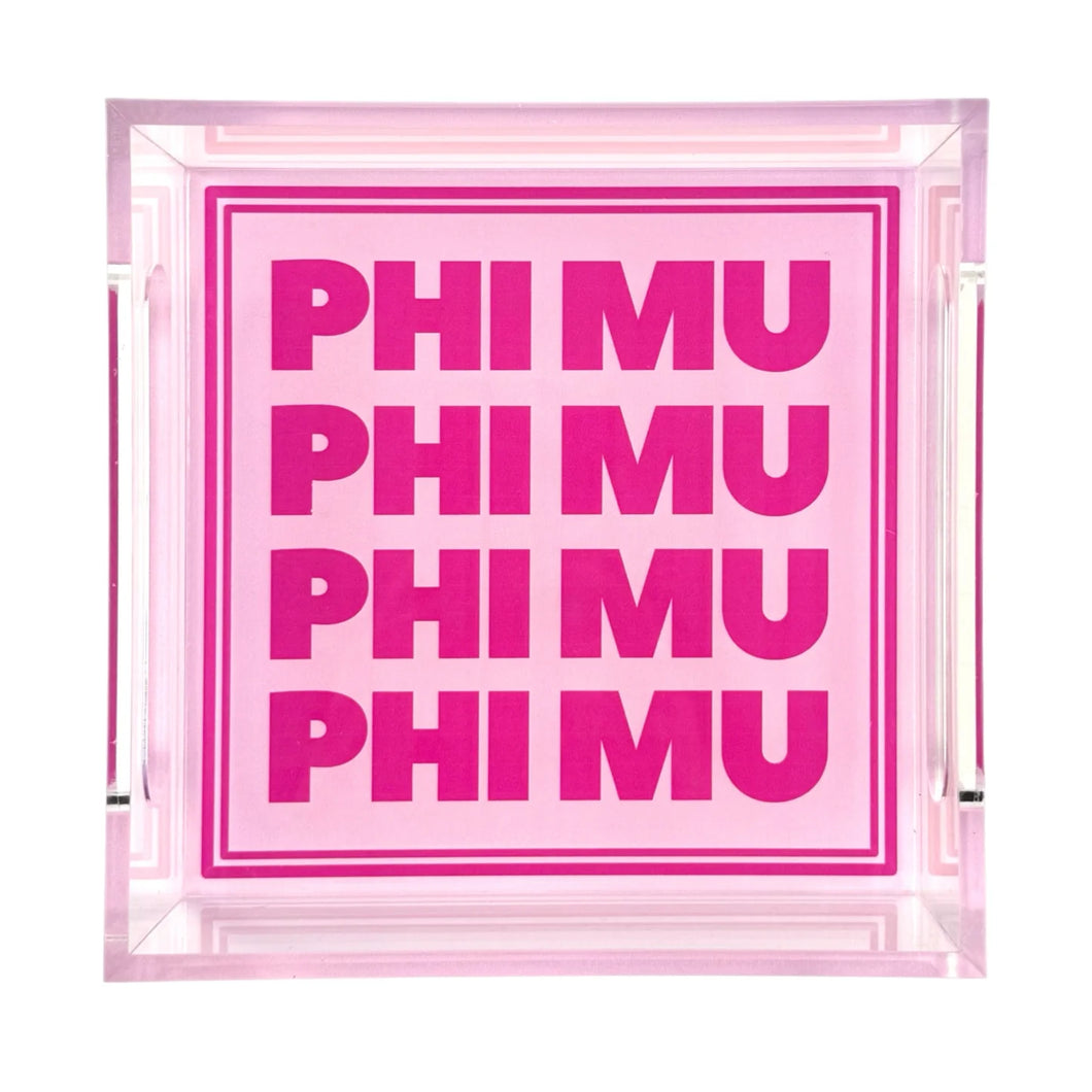 Small Tray- Phi Mu