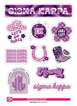 Western Design Disco Stickers