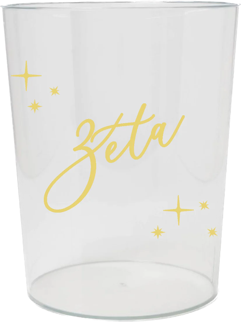 Vintage Vegas Wastebasket- Zeta Tau Alpha