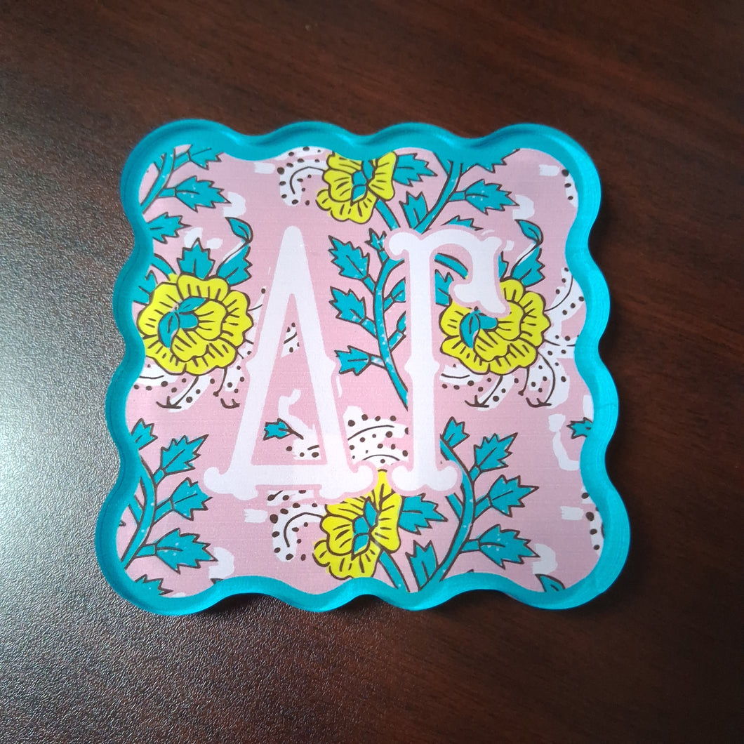 Block Acrylic Coaster- Delta Gamma