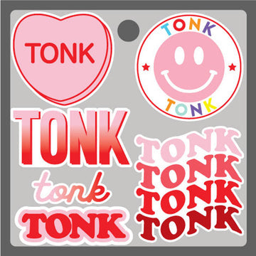 Camp Smiley Sticker Sheet- Tonk