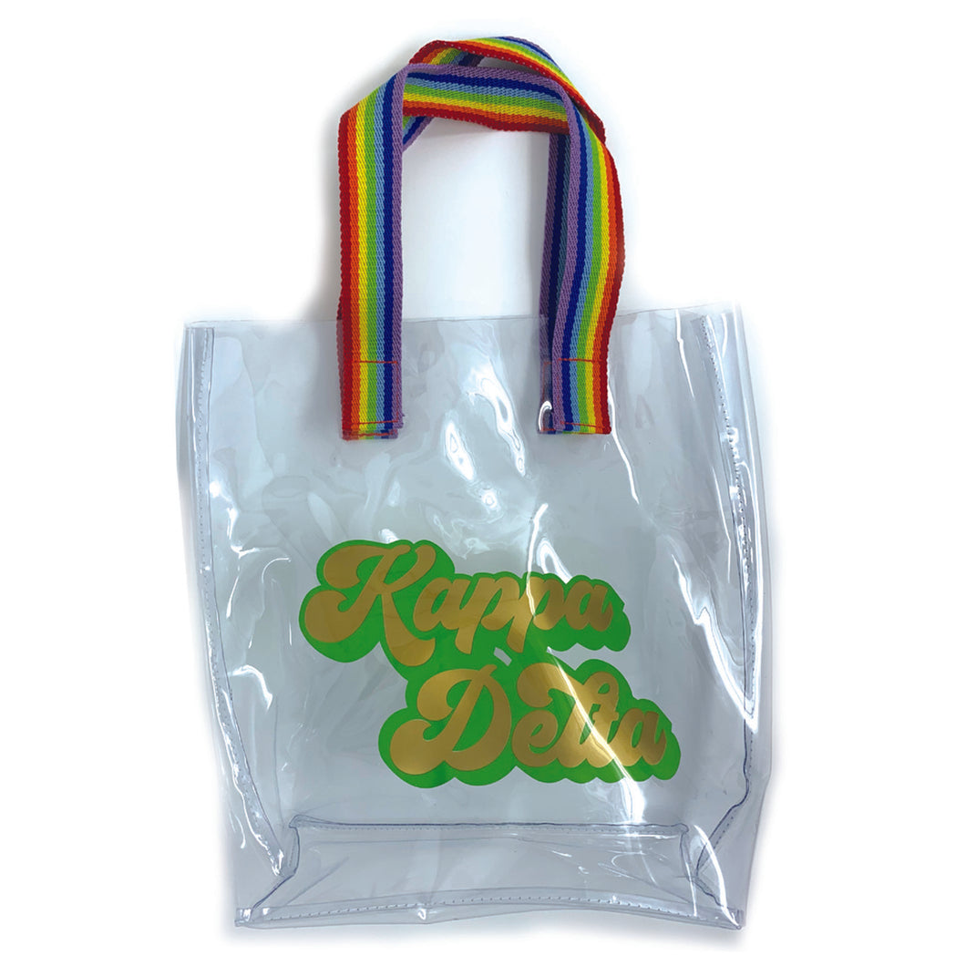 Retro Vinyl Tote - Kappa Delta