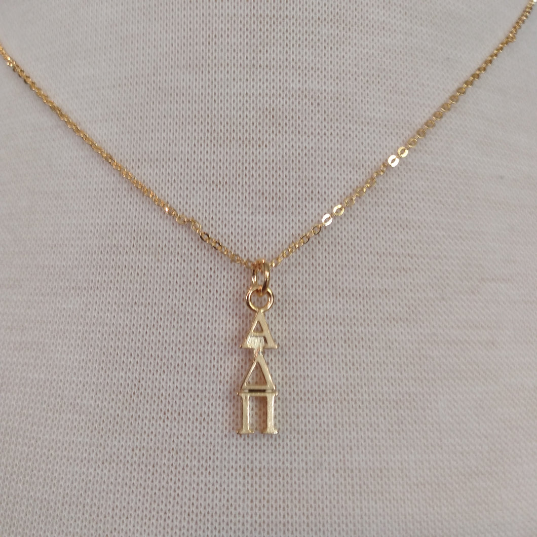 18K Gold Dipped Drop - Alpha Delta Pi