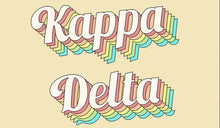 Retro Sorority Flag