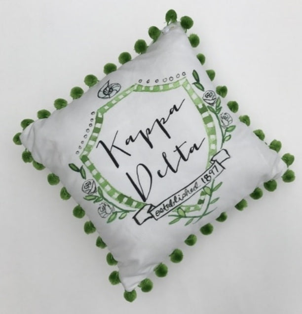Pom Pillow - Kappa Delta