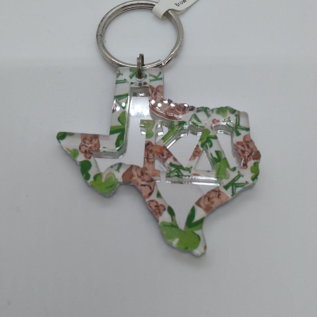 Texas Keychain - Kappa Delta