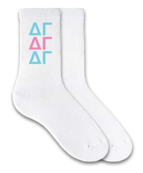 Letters Socks - Delta Gamma