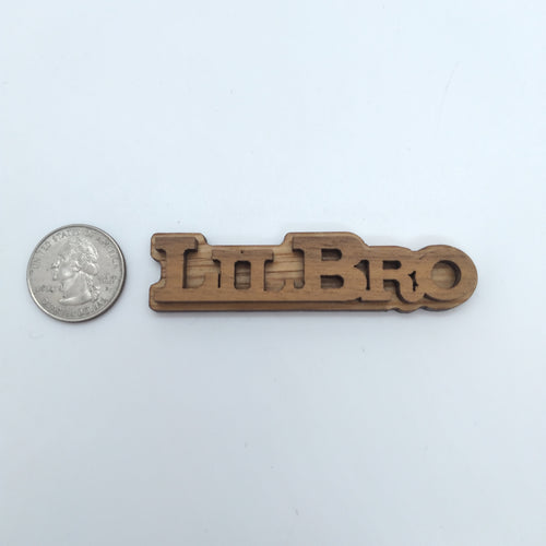 Large Double Wood Word