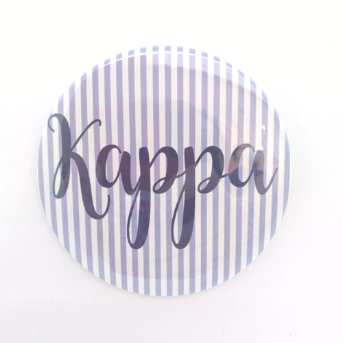 Pinstripe Button- Kappa Kappa Gamma