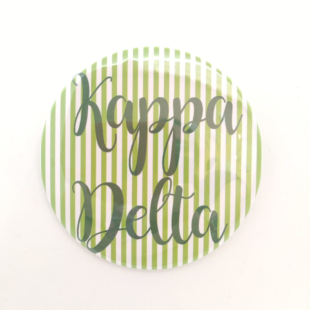 Pinstripe Button- Kappa Delta