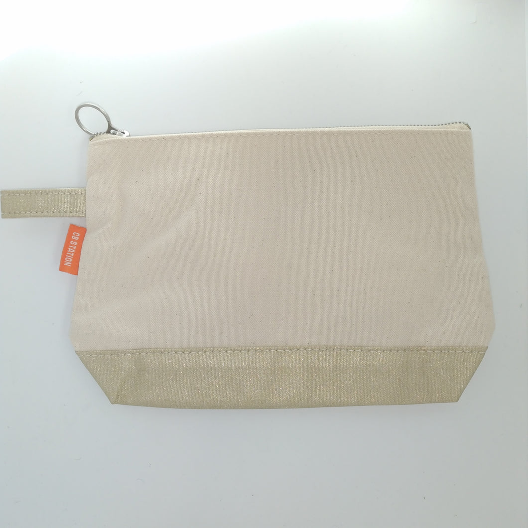 CB Station Contrast Bottom Cosmetic Bags