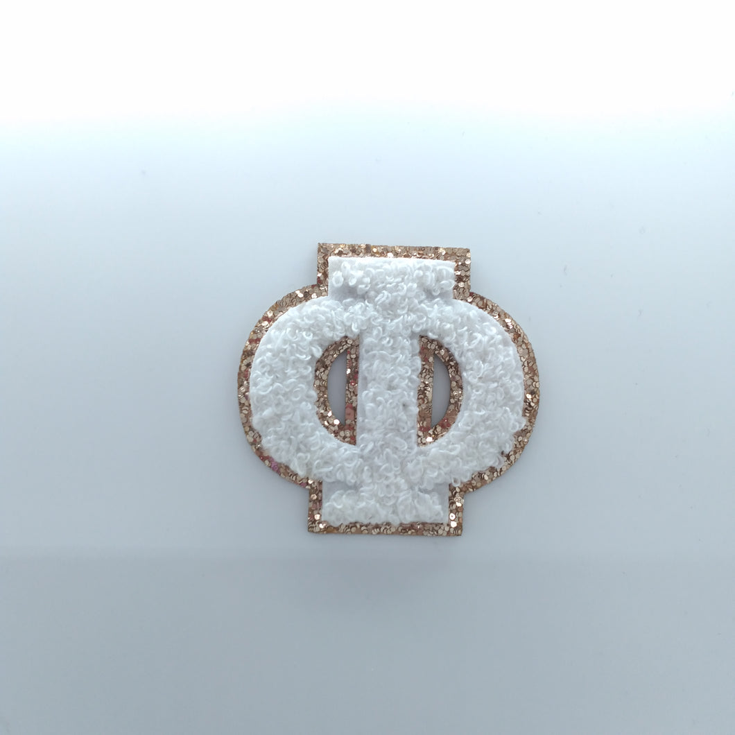 Greek Letter Stick-On Patch - Phi