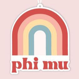 Rainbow Air Fresheners - Phi Mu
