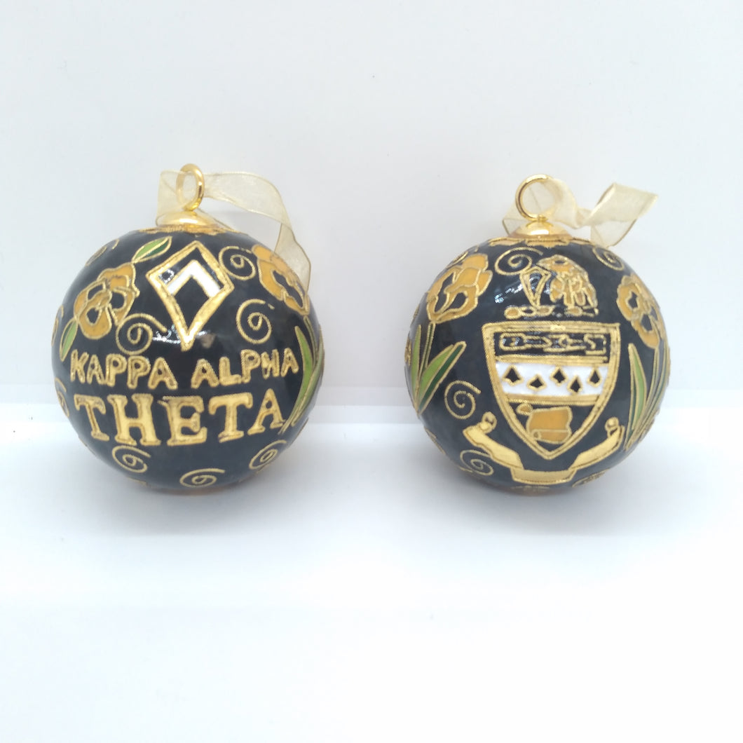 Exclusive Cloisonne Ornament- Kappa Alpha Theta