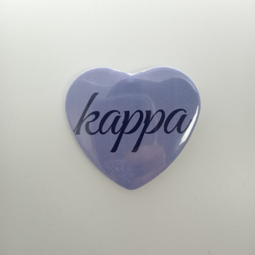 Heart Button- Kappa Kappa Gamma