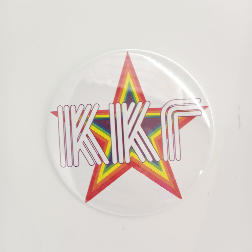 Rainbow Star Button - Kappa Kappa Gamma
