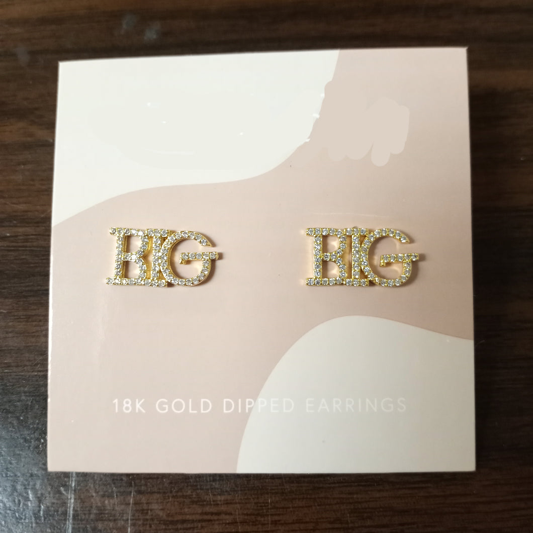 Stud Earrings- Big