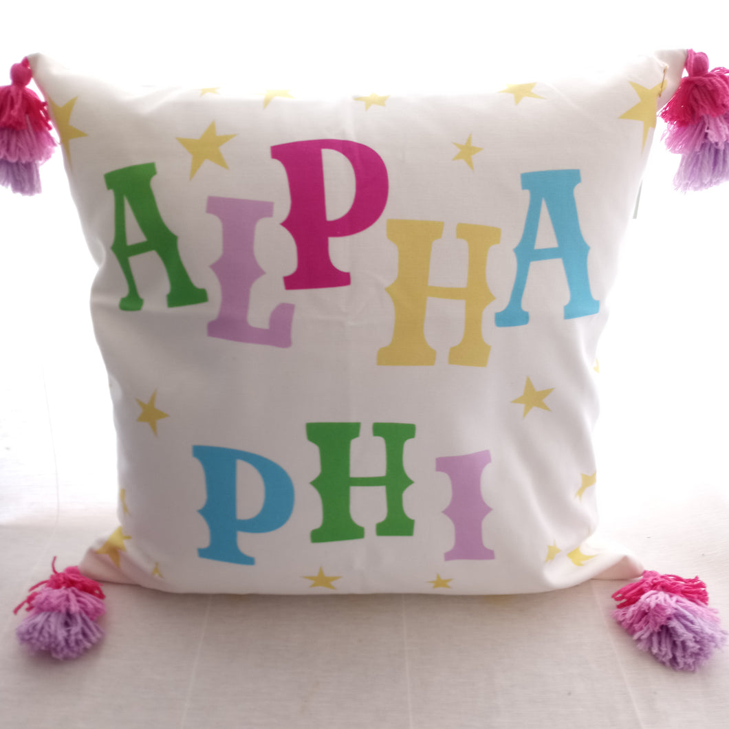 Oh My Stars Pillow- Alpha Phi