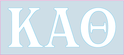 White Decal - Kappa Alpha Theta