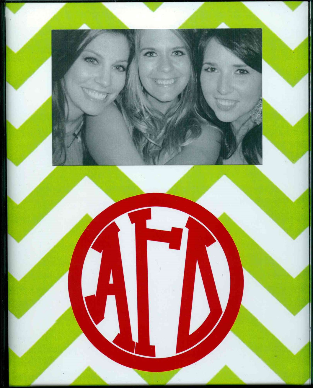 Frame with Printed Mat - Alpha Gamma Delta