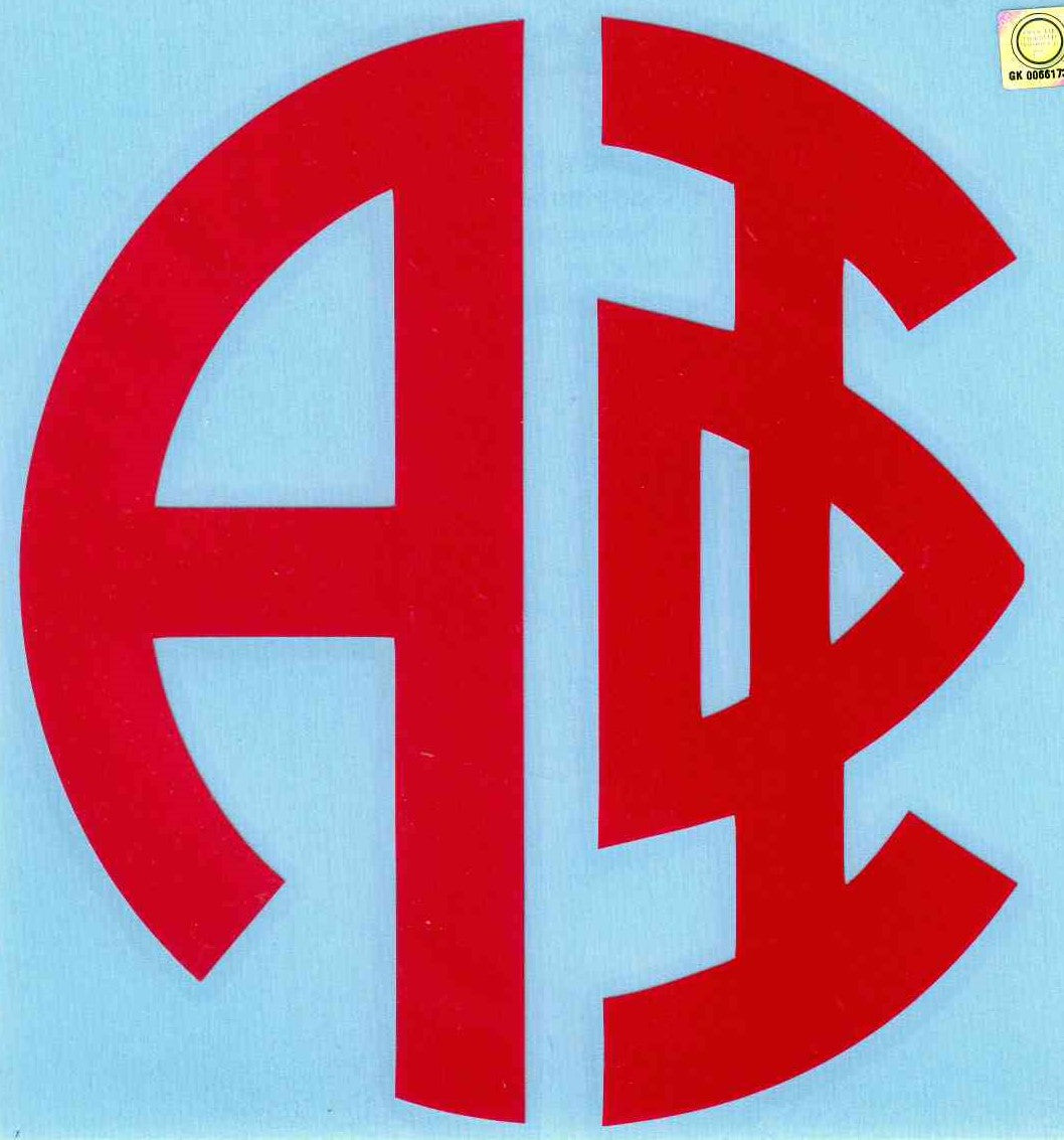 Color Monogram Decal - Alpha Phi