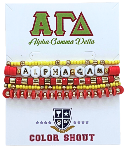 Bracelet Mega Stack- Alpha Gamma Delta