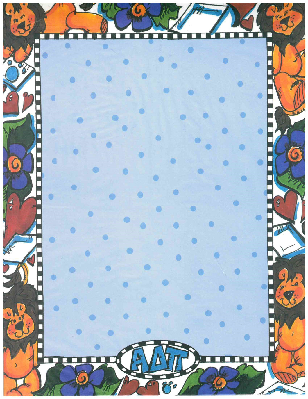 Brown Bag Original Stationery - Alpha Delta Pi