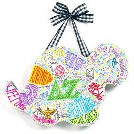 Dana's Designs Large Wall Decor - Delta Zeta