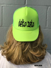 Highlighter Baseball Hats - Delta Zeta