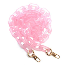 Frosted Acrylic Chain Purse Strap