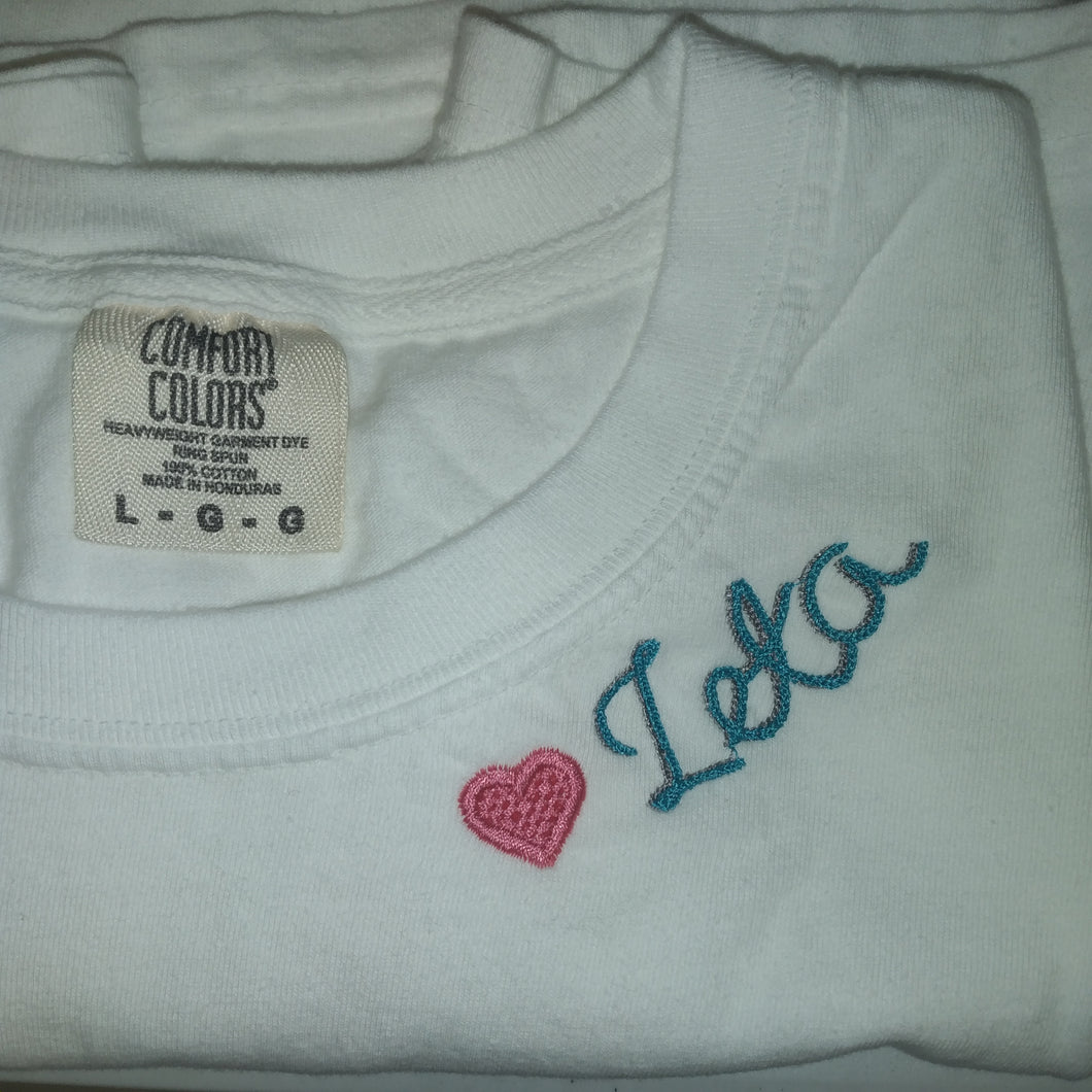 Double Script Tshirt- Zeta Tau Alpha