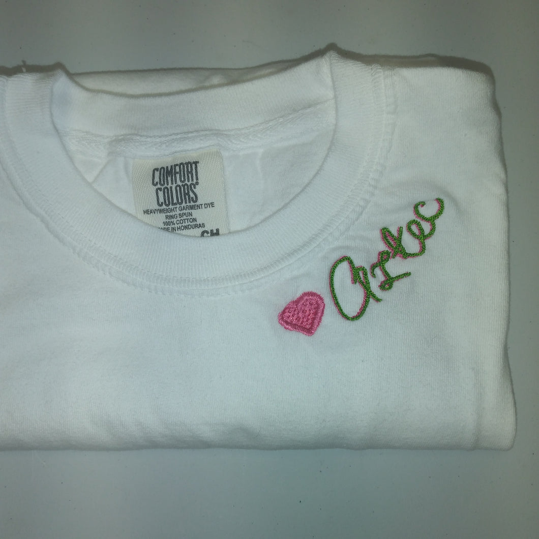 Embroidered Tshirt- Aztec